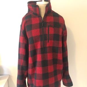 North Face plaid coat